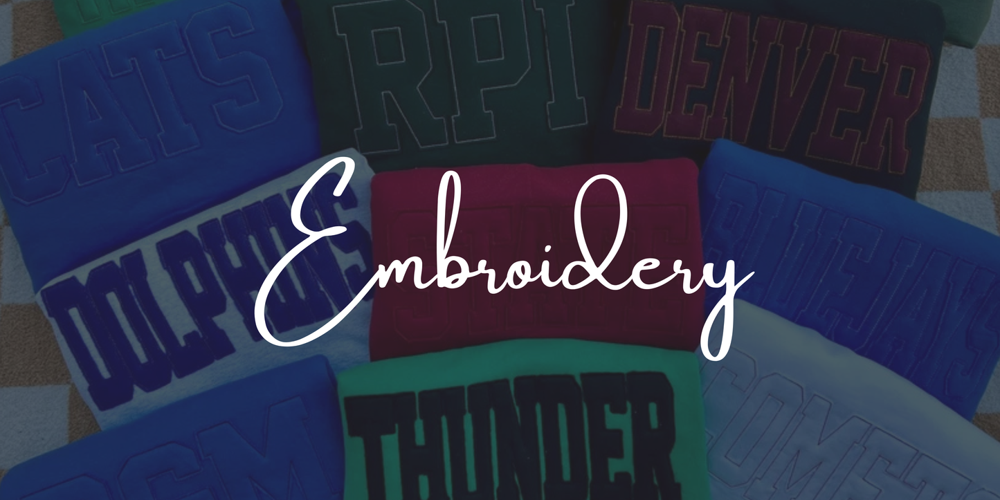 Custom Embroidery Apparel