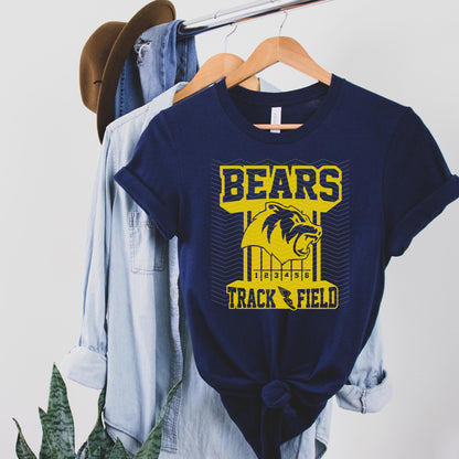Mascot head track and field