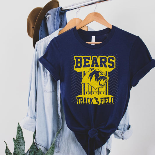 Mascot head track and field