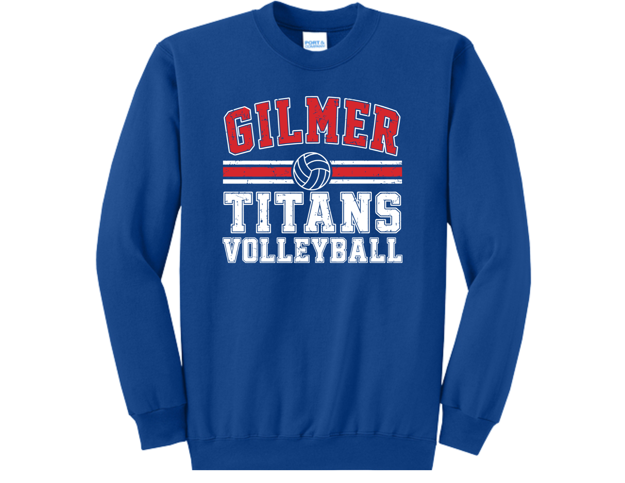 Gilmer County Titans Volleyball design GCTV4