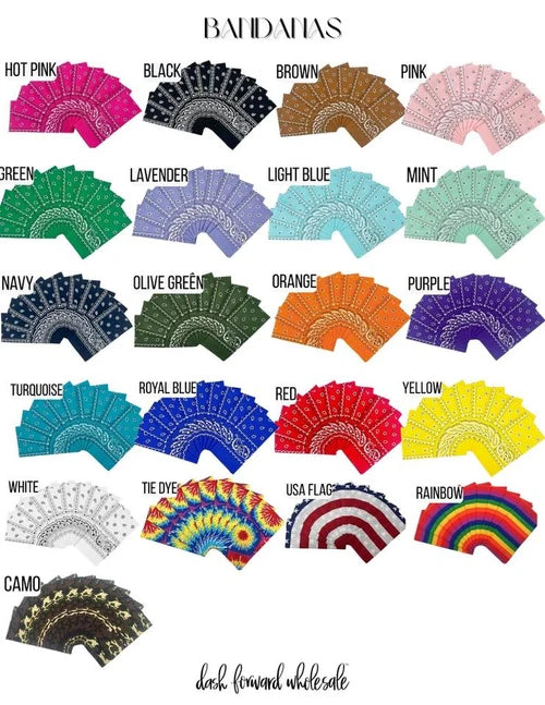 Custom Embroidered Bandana
