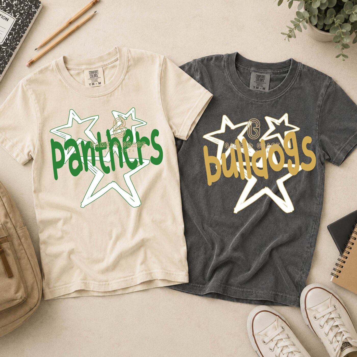 Custom mascot apparel design M030