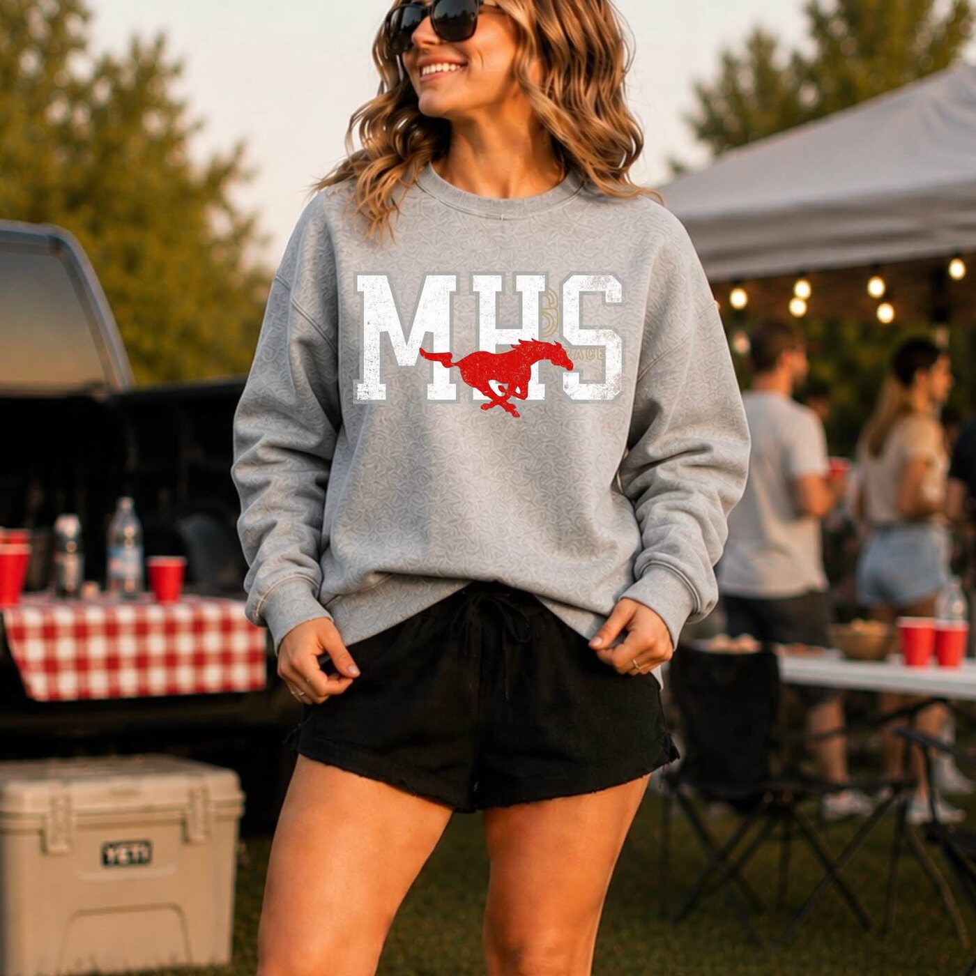 Custom mascot apparel design M040