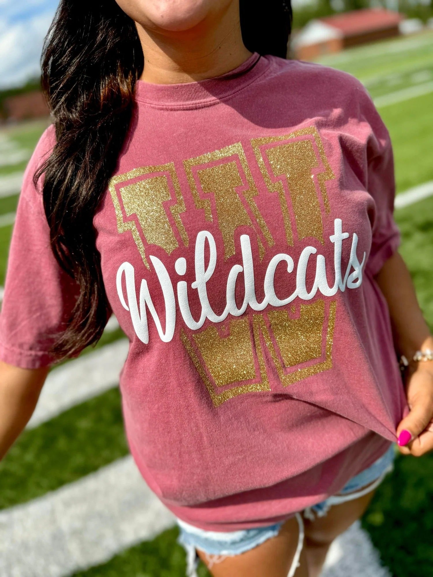 Customizable puff and glitter design PG006
