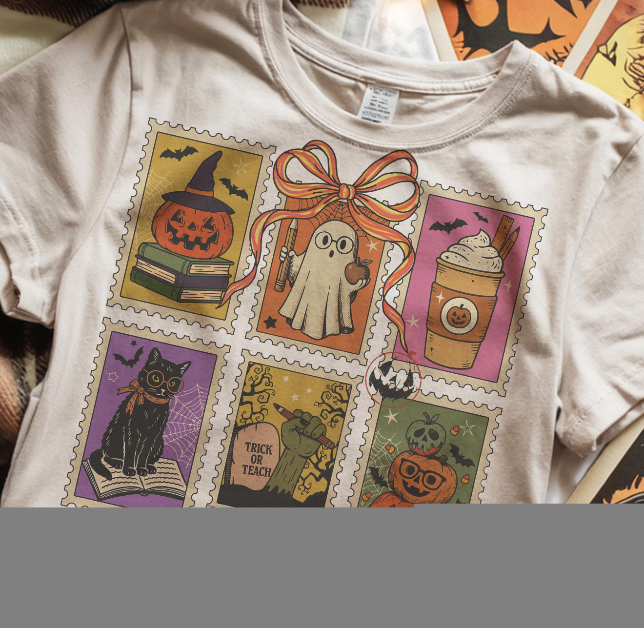 Fall and Halloween shirt design fall128