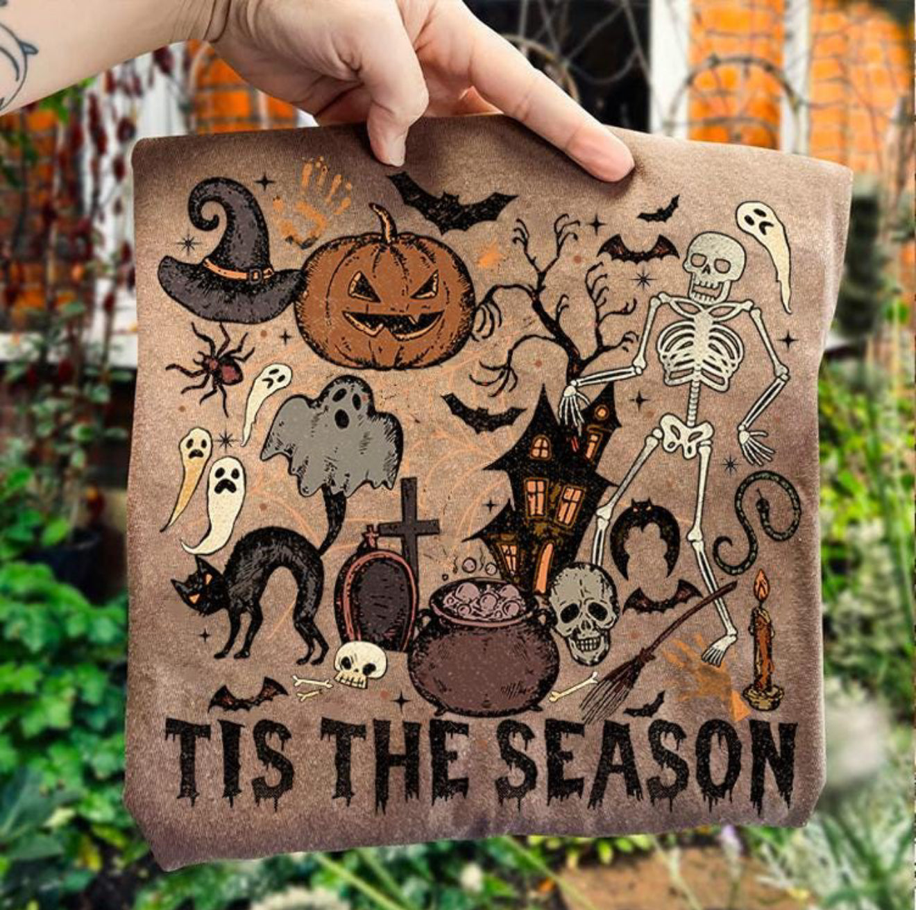 Fall and Halloween shirt design fall131