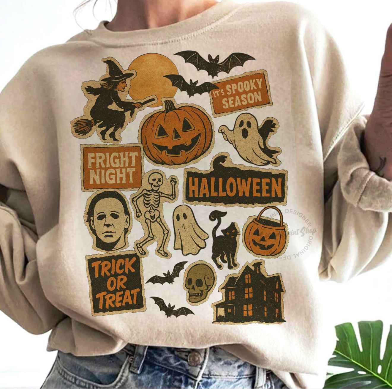 Fall and Halloween shirt design fall165