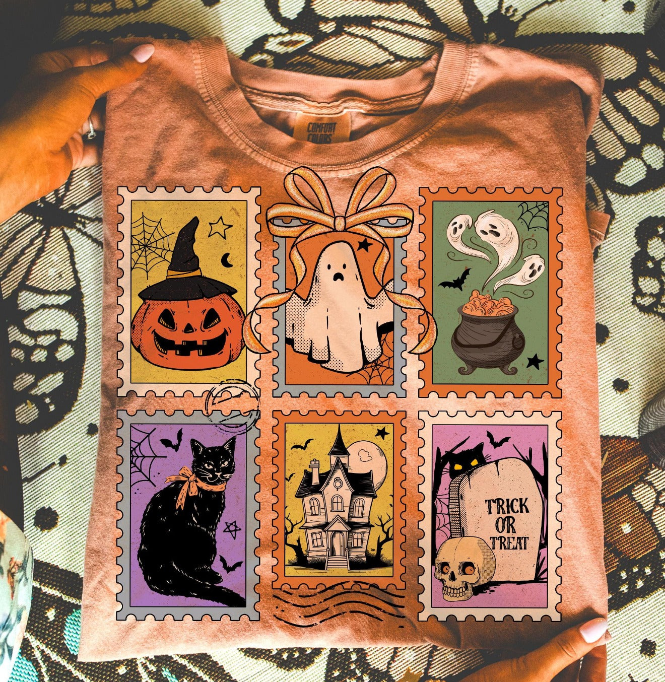 Fall and Halloween shirt design fall174
