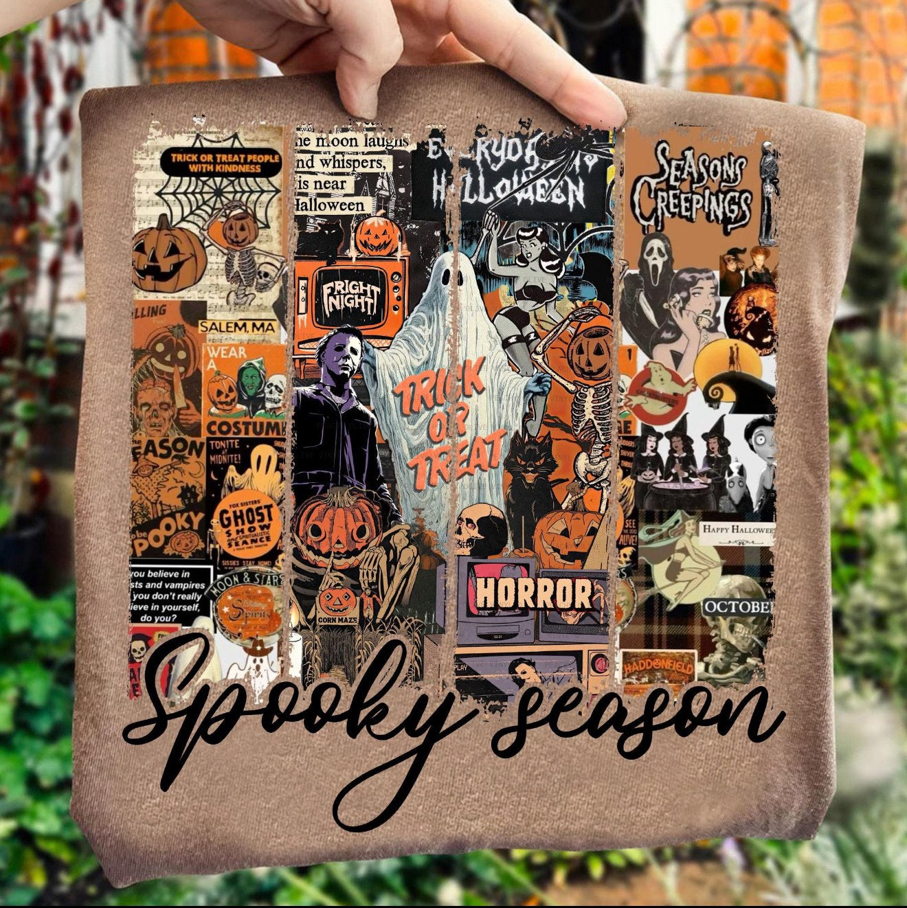 Fall and Halloween shirt design fall175