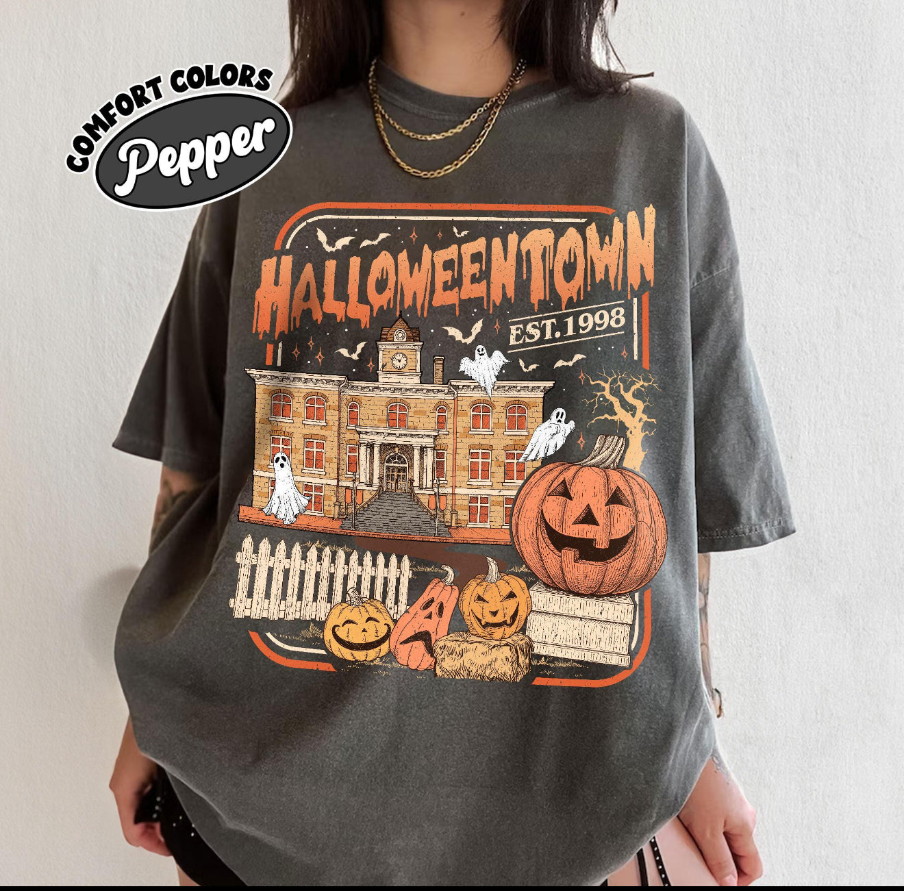 Fall and Halloween shirt design fall176