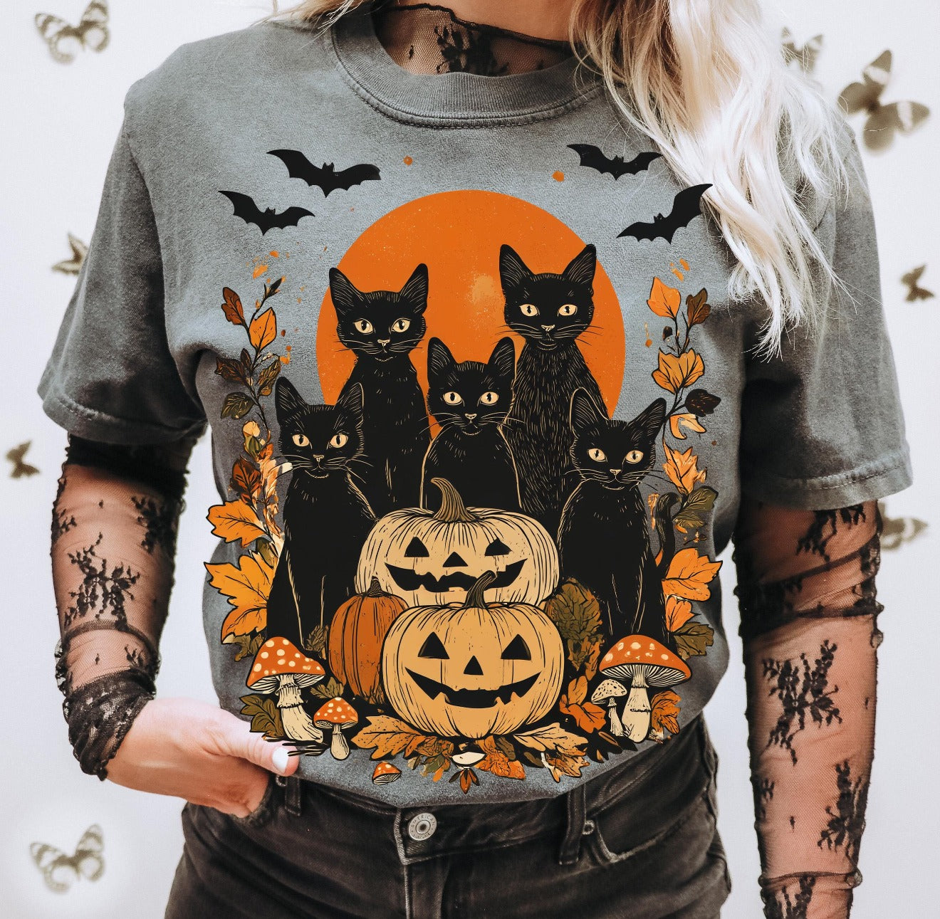 Fall and Halloween shirt design fall183