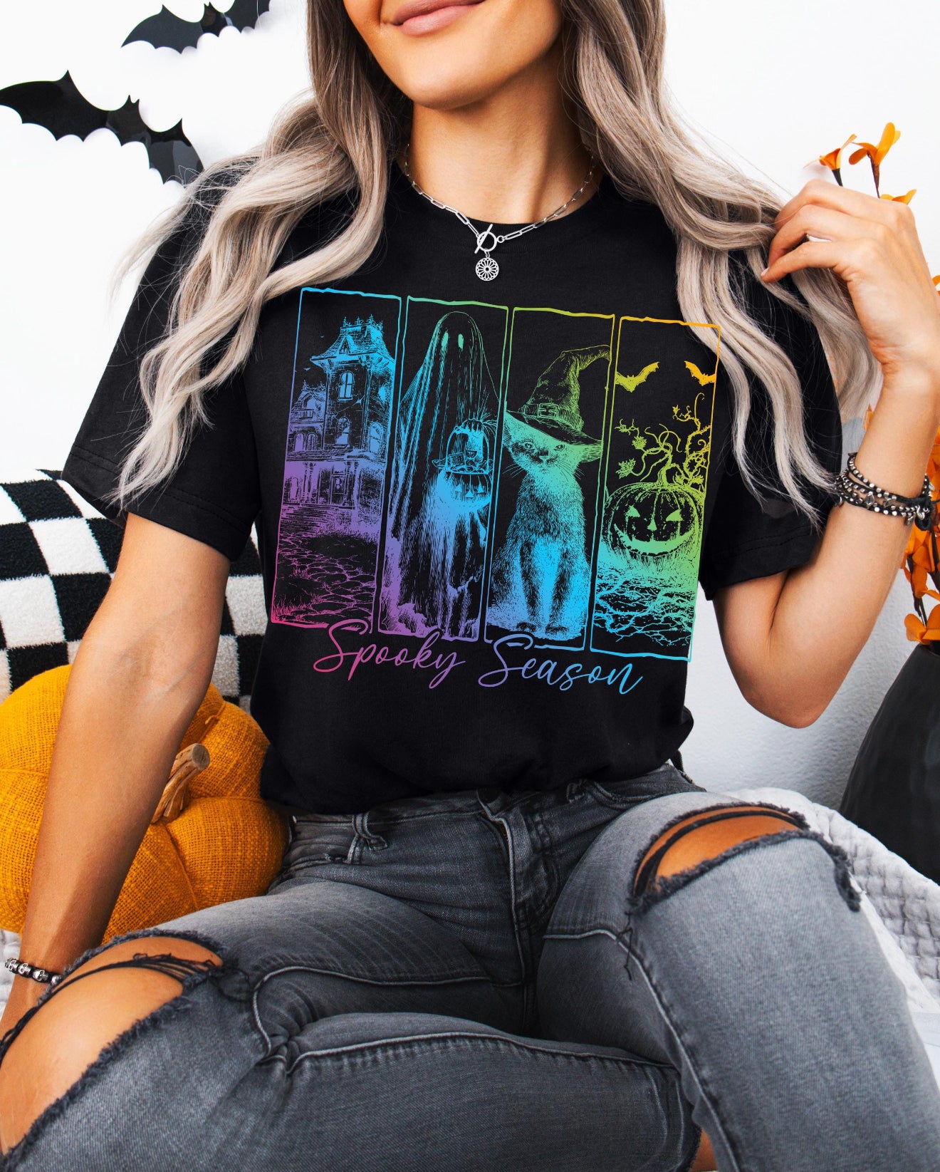 Fall and Halloween shirt design fall185