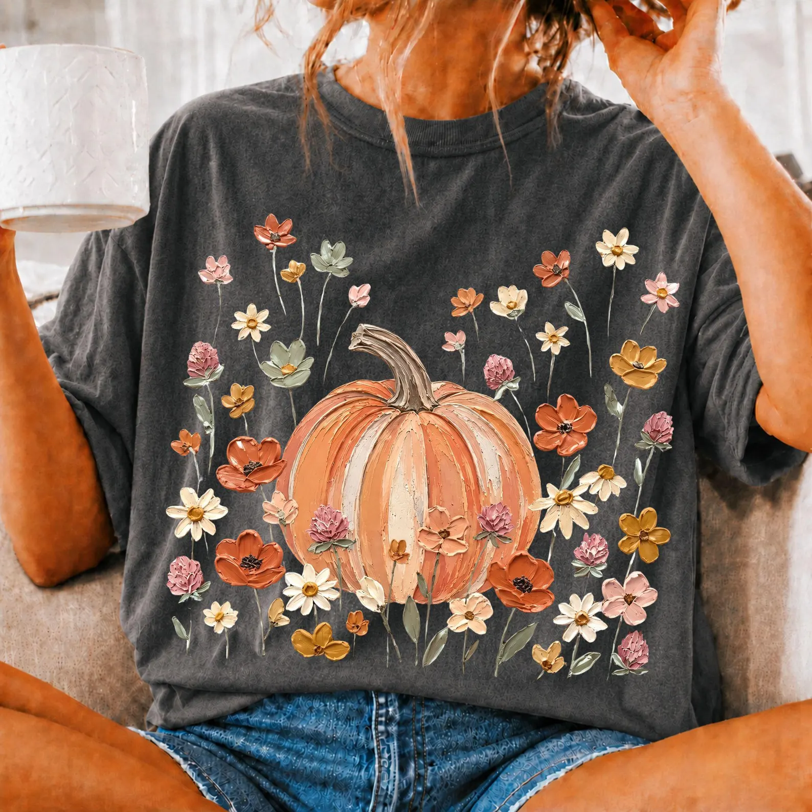 Fall and Halloween shirt design fall206