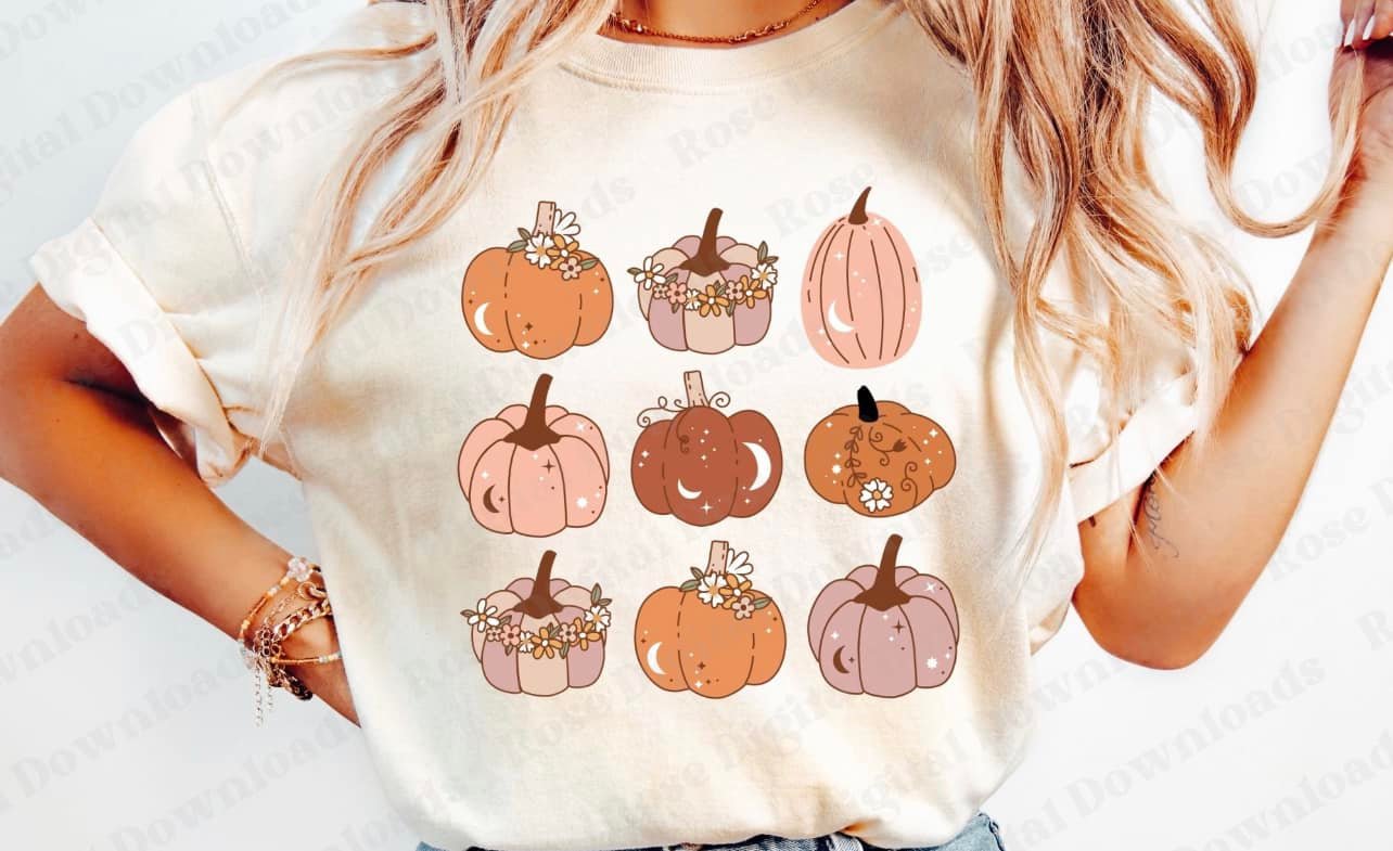 Fall and Halloween shirt design fall220
