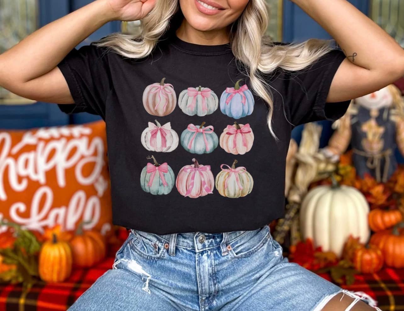 Fall and Halloween shirt design fall241
