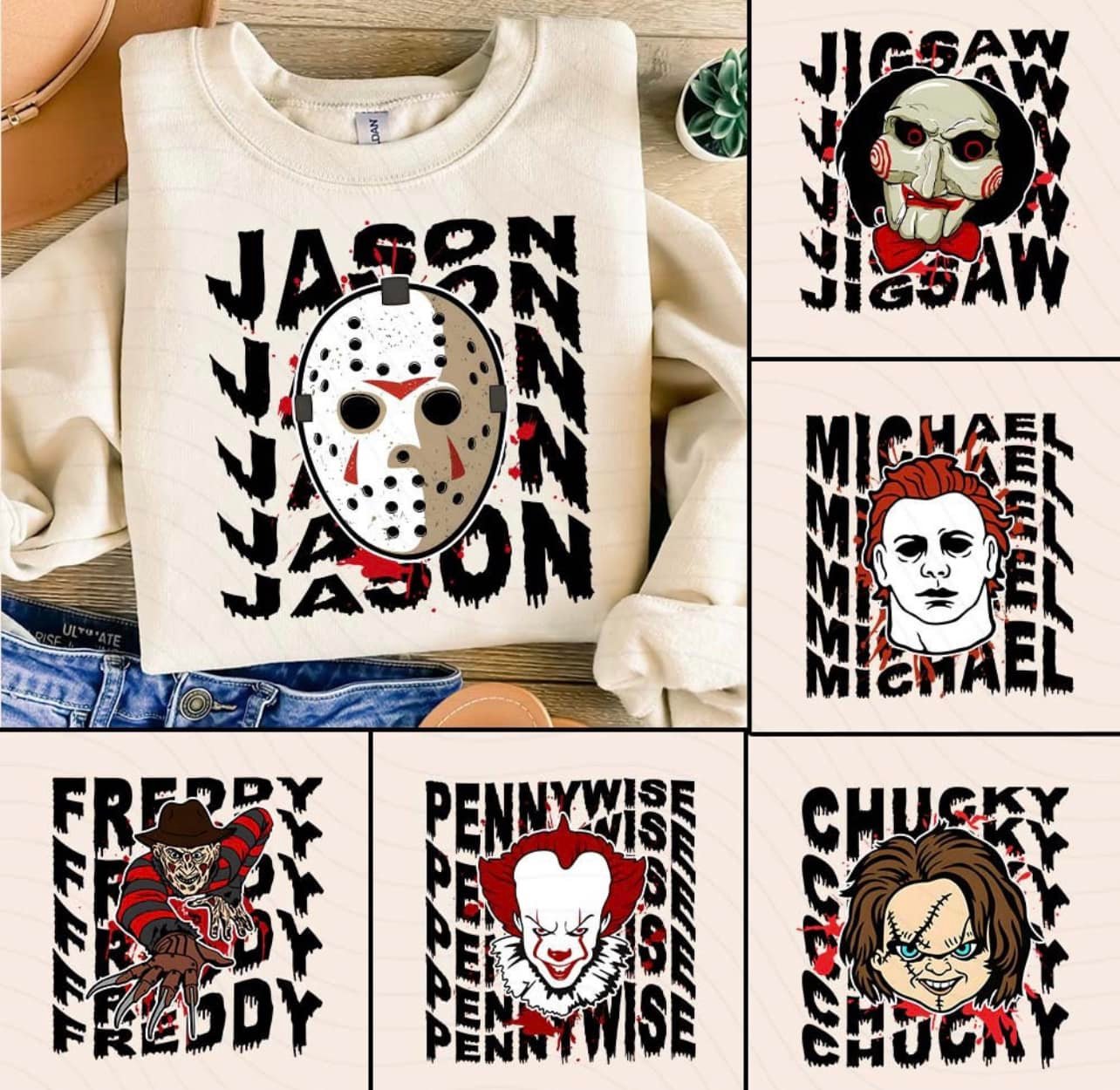 Fall and Halloween shirt design fall73