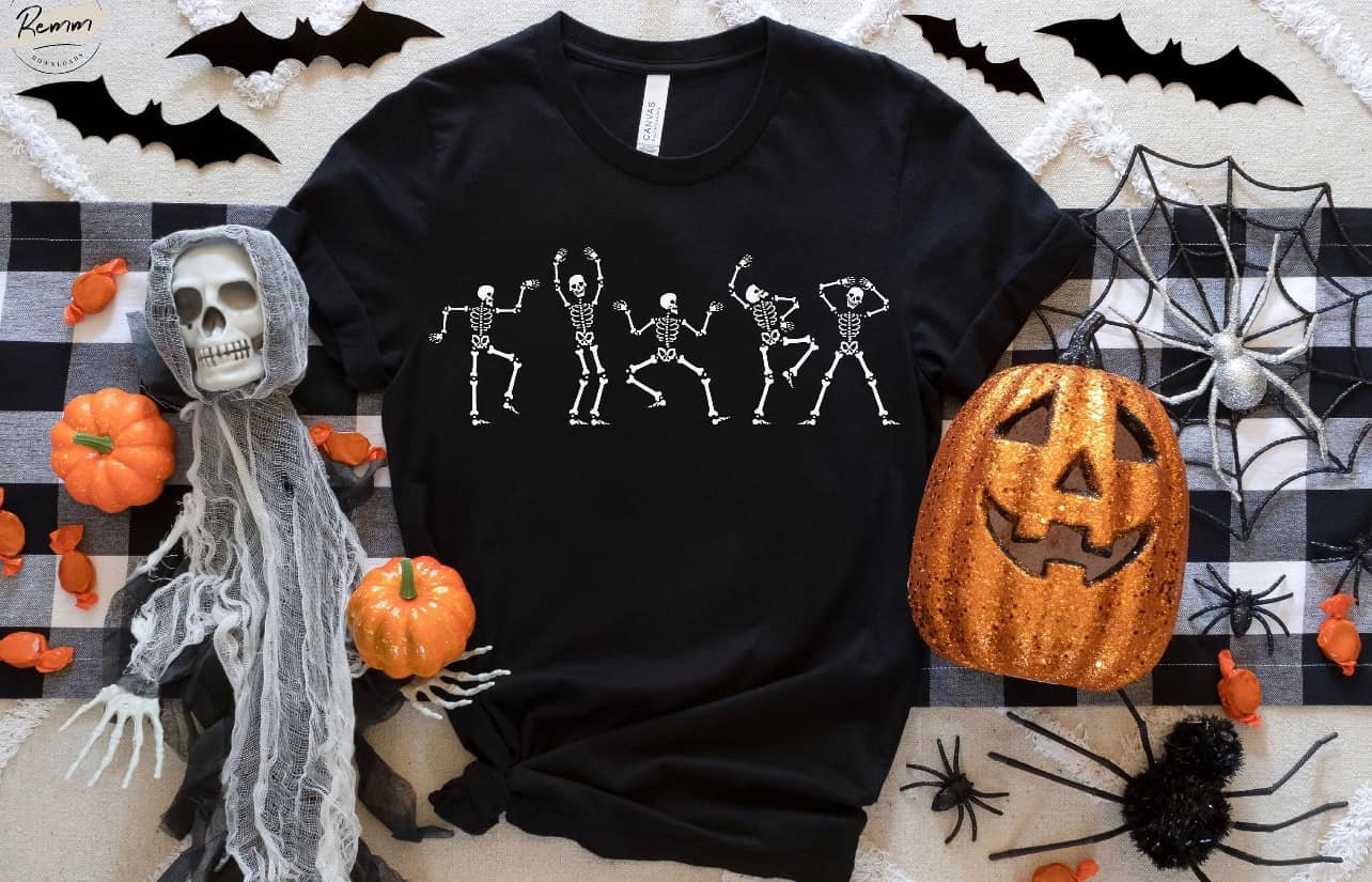 Fall and Halloween shirt design fall76